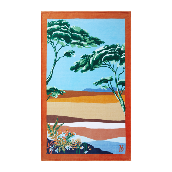 Yves Delorme Parasols beach towel