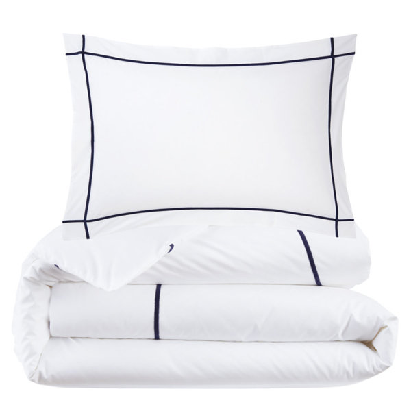 Yves Delorme bedding set, from the Athena (Marine) collection