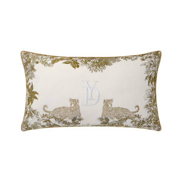 Yves Delorme decorative pillow, from the Tioman collection