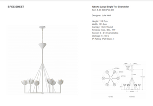 Zyrandol Julie Neill Alberto Large marki Visual Comfort