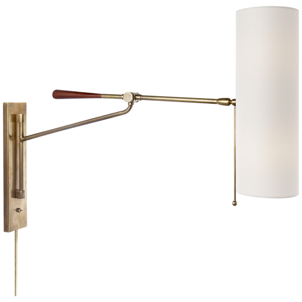 Aerin Frankfort Articulating wall lamp by Visual Comfort