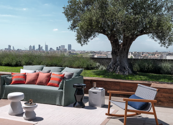 Hashi rocking chair by Gervasoni 1882