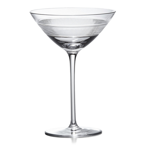 Ralph Lauren Home crystal martini glass, from the Langley collection