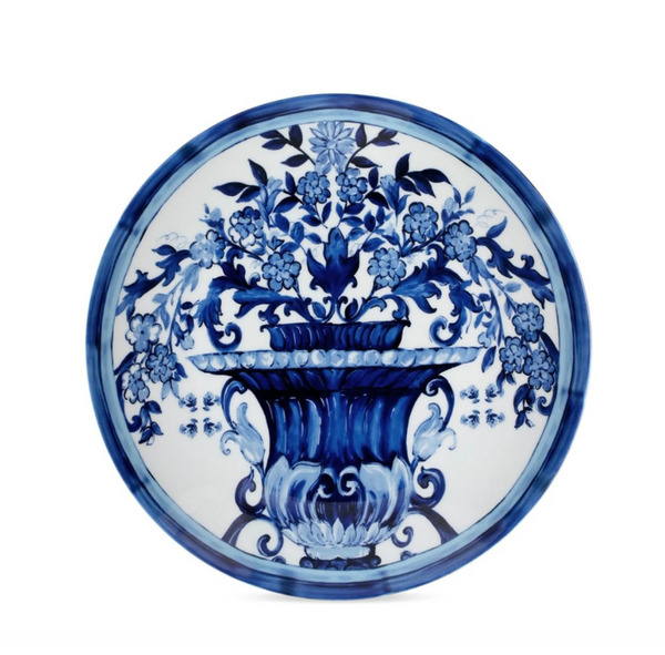 Set of two Dolce&Gabbana dinner plates, Blu Mediterraneo