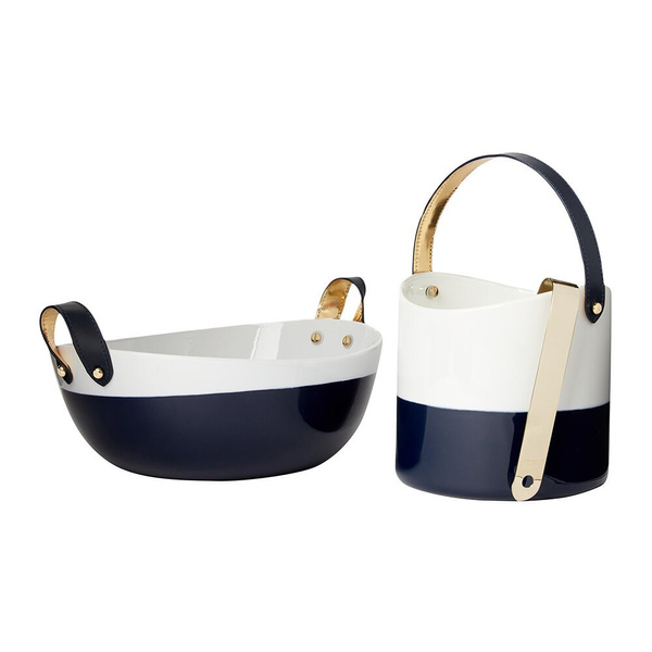 Ralph Lauren Home ice bucket, from the Wyatt collection