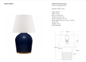 Ralph Lauren Home Halifax-small table lamp