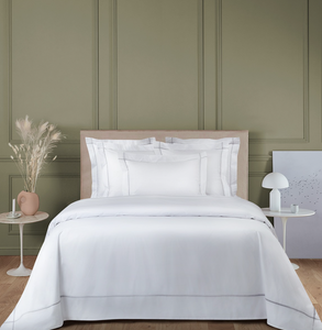 Yves Delorme pillowcase, from the Athena (Silver) collection