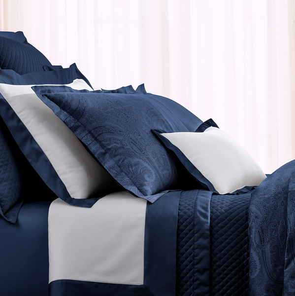 Ralph Lauren Home comforter cover, from the Doncaster (Navy) collection