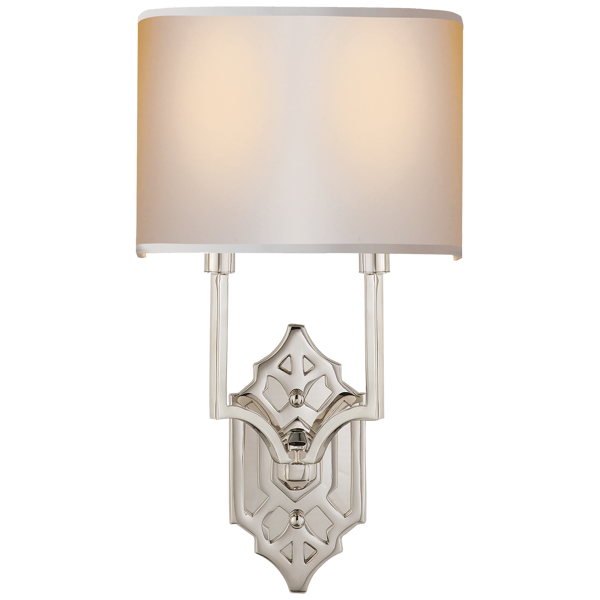 Thomas O'Brien Silhouette Fretwork wall lamp 