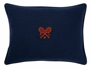 Poduszka dekoracyjna Ashby Navy Ralph Lauren Home, z kolekcji Summer Hill