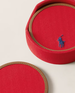 Ralph Lauren Home's navy blue Polo Icon placemats