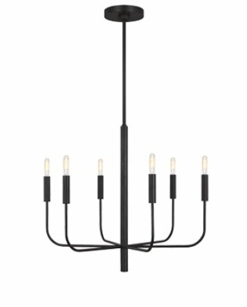 Brianna Small chandelier designed by Ellen DeGeneres by Visual Comfort