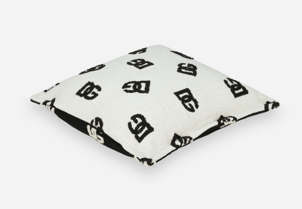 Dolce&Gabbana bouclé cushion, DG Logo