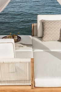 Łoże z baldachimem ogrodowe Smania Amalfi