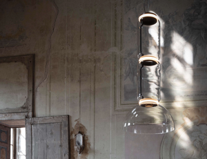 Noctambule 2 Low Cylinder Bowl pendant lamp by Flos