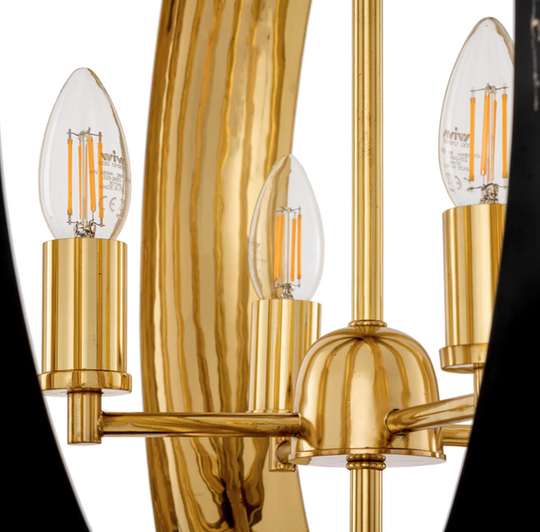 Riley chandelier by Eichholtz