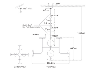 Calvino X-Large Arched Ian K.Fowler chandelier by Visual Comfort