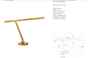 Lampa biurowa Ralph Lauren Home Barrett