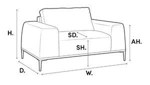 Barrier Left armchair by Mark Eichholtz