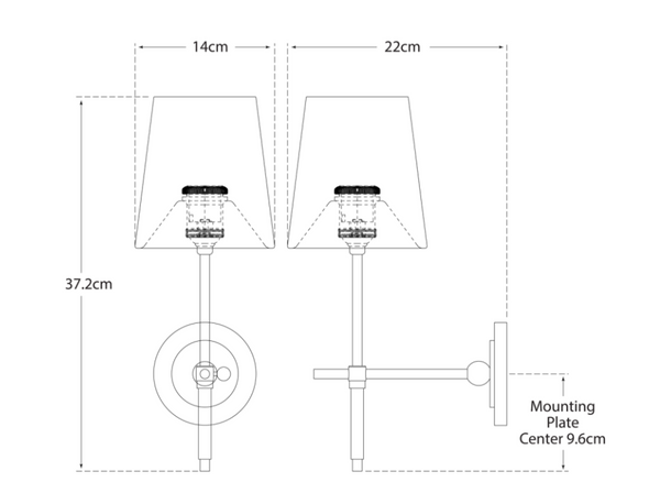 Kinkiet Bryant projektu Thomas O'Brien Bryant marki Visual Comfort