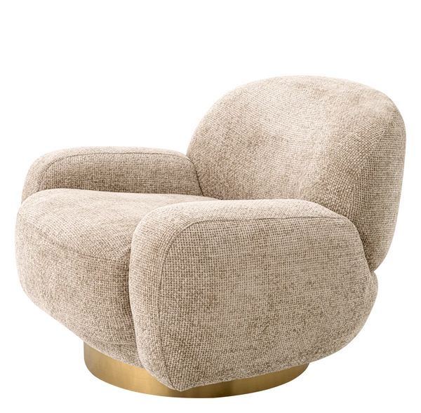 Udine swivel armchair by Eichholtz