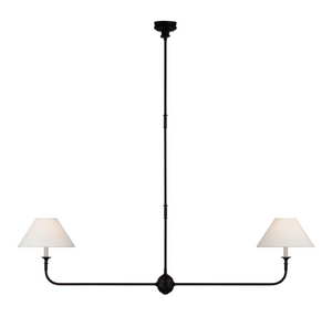 Piaf Large Two Light chandelier by Thomas O'Brien