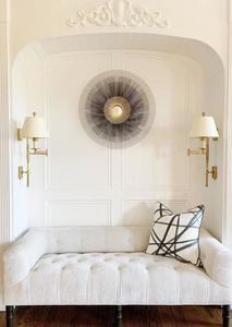 Wall lamp E.F.Chapman Dorchester Double