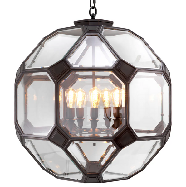 Olympia S chandelier by Eichholtz