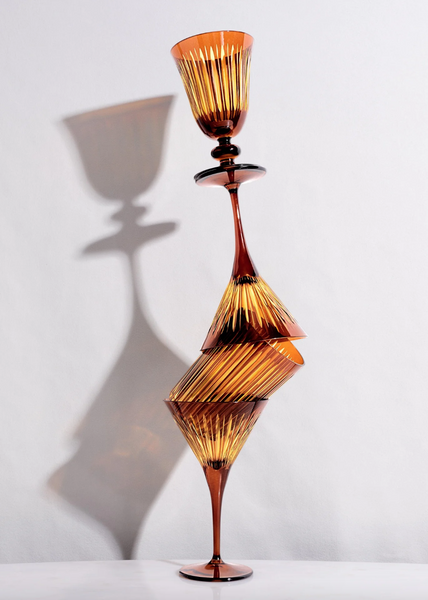 Set of four L'Objet Prism glasses