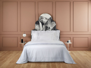 Yves Delorme pillowcase, from the Athena (Blanc) collection