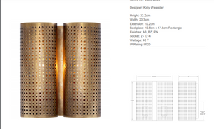 Kelly Wearstler Precision wall lamp  