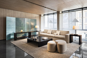 Armani Casa pouffe, Lawrence