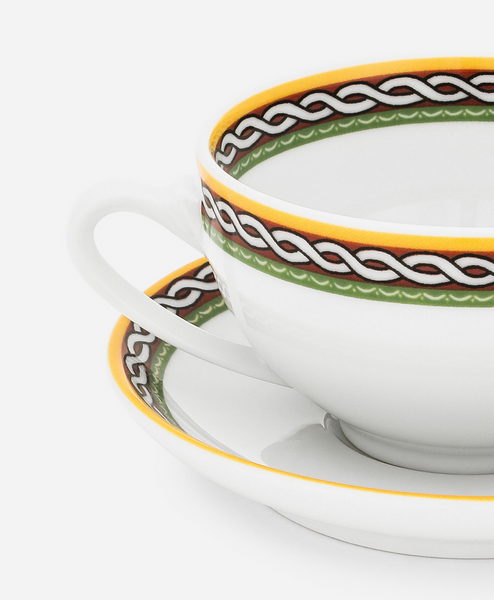 Dolce&Gabbana tea cup and saucer, Carretto Siciliano