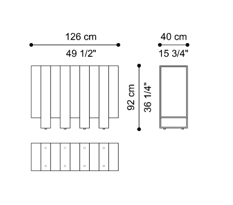 Gianfranco Ferré Home Jenga Console