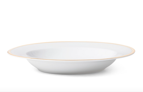 Talerz porcelanowy do zupy Ralph Lauren Home, z kolekcji Wilshire