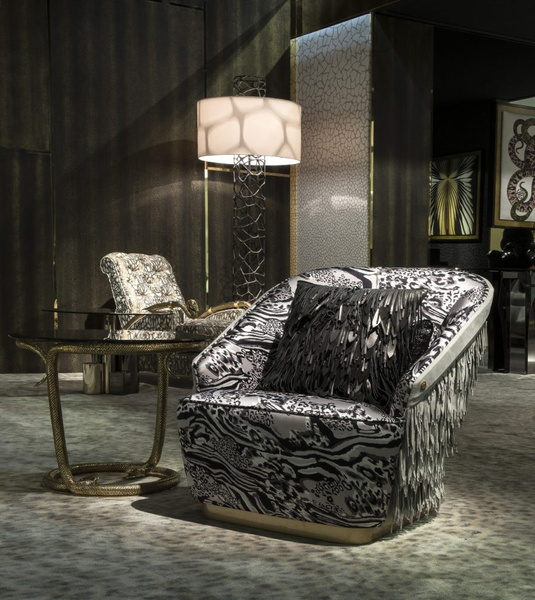 Fotel Roberto Cavalli Home Interiors Dudley