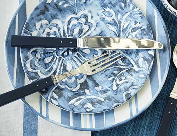 Ralph Lauren Home salad plate, from the Cote D'Azur Batik collection