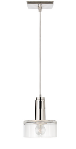 Iris Single pendant lamp by Thomas O'Brien by Visual Comfort