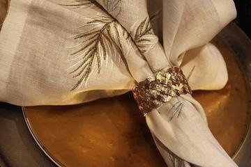 L'Objet Braid napkin ring set