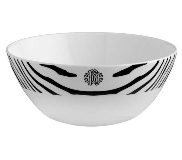 Roberto Cavalli Home soup bowl, from the Zebrage collection
