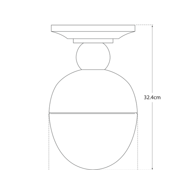 Plafon Clark projektu Thomas O'Brien marki Visual Comfort