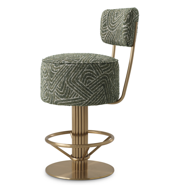 Carleton countertop bar stool by Eichholtz