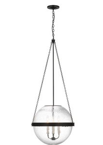 Marie Flanigan's Reese 18" Globe pendant lamp