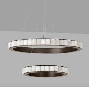 Avalon Oval chandelier by CTO Lighting