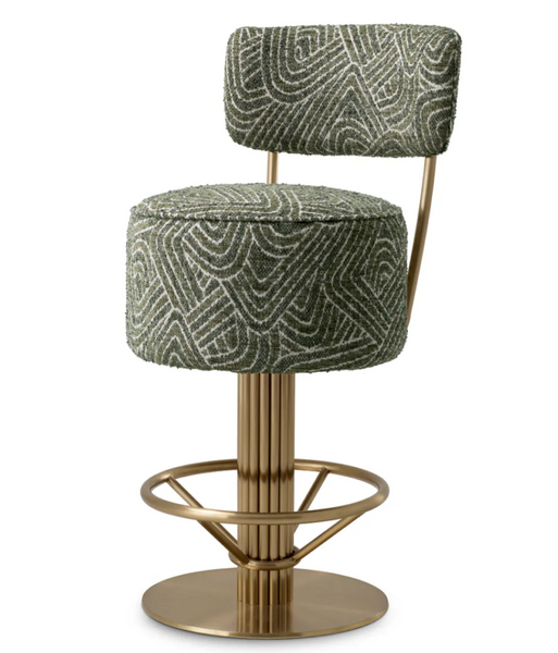 Carleton countertop bar stool by Eichholtz