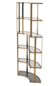 Clio Corner bookcase by Eichholtz 