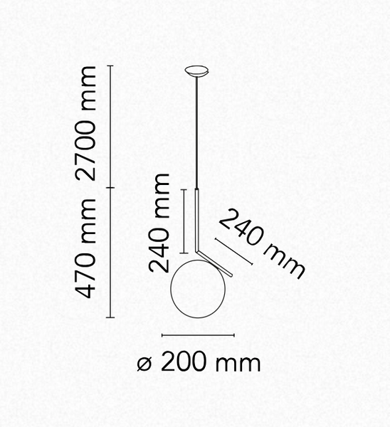 Lampa wisząca IC Lights S1 marki Flos
