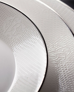 Roberto Cavalli Home soup tureen, from the Lizzard collection (Platin)