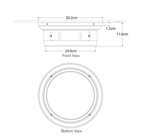Plafon Siena Small marki Visual Comfort