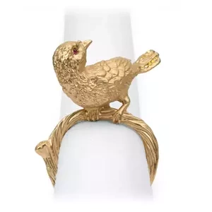 L'Objet Bird napkin ring set